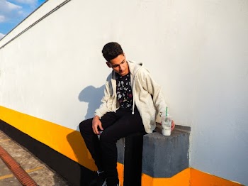 Men's White Hoodie