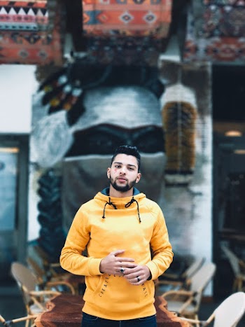 Men's Yellow Long Sleeve Shirt