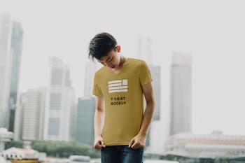 Men’s T-Shirt Mockup t-shirt mockup 