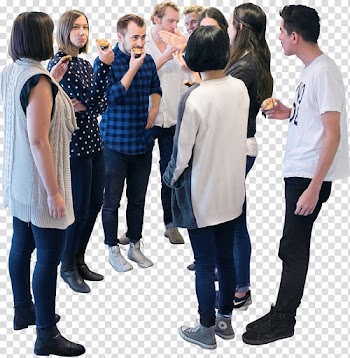 Men and women eating and standing, Barbecue Fika BETABREAKFAST, drinking people transparent background PNG clipart