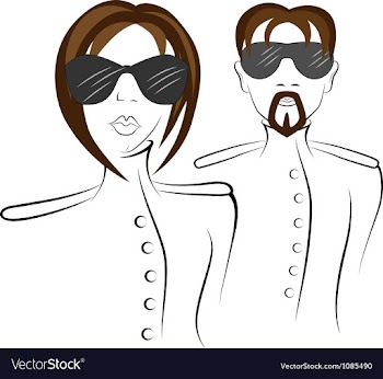 Men and women in uniform vector image