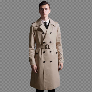 Men Long Coat PNG Image Background