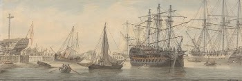 Men-of-War and other Shipping on the Thames | Free Photo - rawpixel