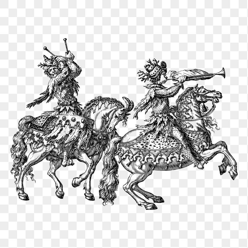 Men on horses png sticker | Free PNG - rawpixel