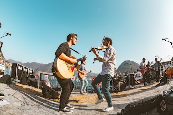 Men Performing on Stage