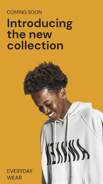 Men's apparel Facebook story template, | Free Vector Template - rawpixel