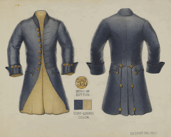 Men's Coat (c. 1936) by B. | Free Photo - rawpixel