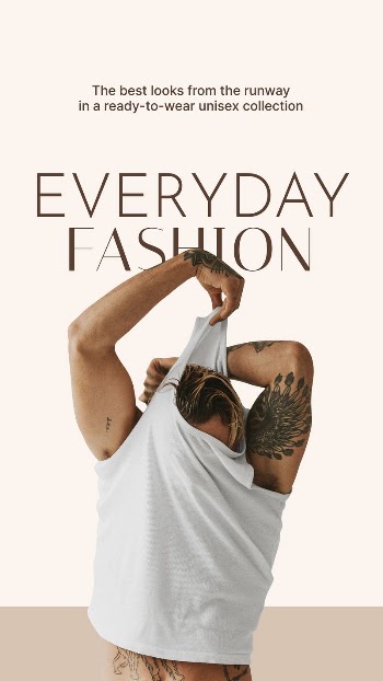 Men's fashion Instagram story template, | Free Vector Template - rawpixel