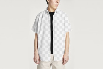 Men's shirt png mockup, transparent | Free PNG Mockup - rawpixel