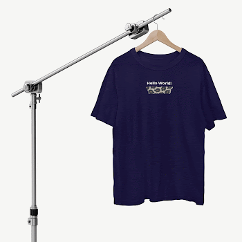 Men's t-shirt mockup, printed logo | Free PSD Mockup - rawpixel
