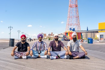Men Sitting Wooden Planks