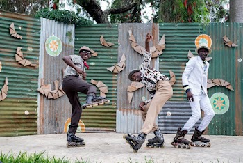 Men Wearing Roller Skates