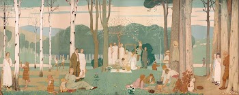 Men, women, and children at a picnic | Free Photo Illustration - rawpixel