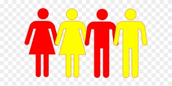 Men Women Holding Hands Clip Art At Clker - Girl Stick Figure Transparent Background