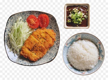 Menchi-katsu Tonkatsu Korokke Bento Karaage - The sauce fried chicken to plain white rice 