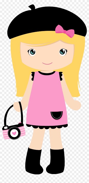 Meninas * Bonecas - Clipart Paris Png Girl