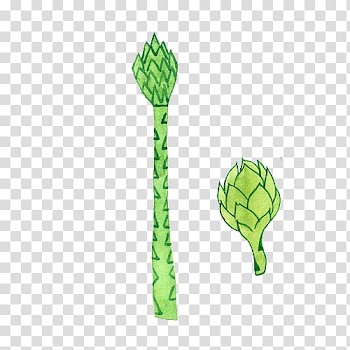 Menma Green Watercolor painting Bamboo shoot, Simple hand-painted watercolor small fresh green bamboo shoots transparent background PNG clipart
