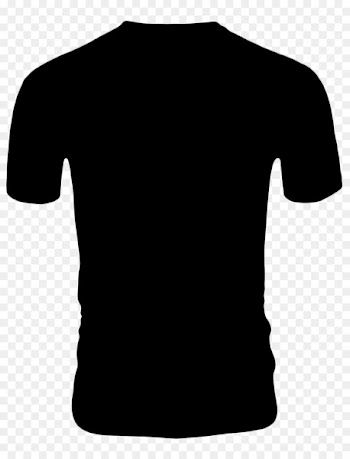 Mens Black T-Shirt Clothing Sleeve -  