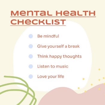 Mental health checklist template, Instagram | Free PSD Template - rawpixel