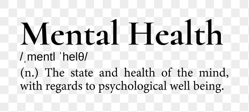 Mental health png dictionary word | Free PNG - rawpixel