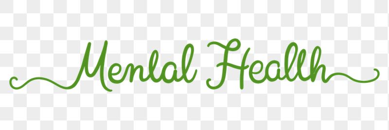 Mental health png word, green | Free PNG - rawpixel