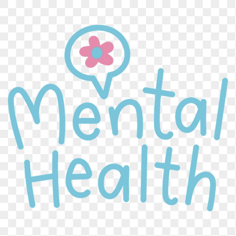 Mental health png word sticker, | Free PNG - rawpixel