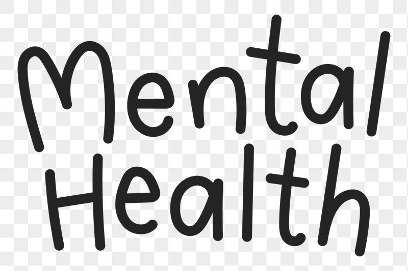Mental health png word sticker, | Free PNG - rawpixel