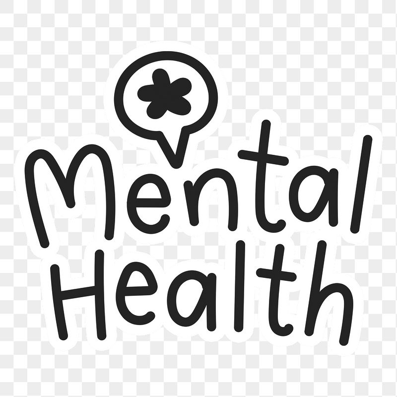 Mental health png word sticker | Free PNG - rawpixel