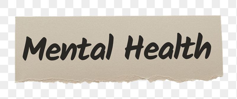 Mental health png word sticker | Free PNG - rawpixel
