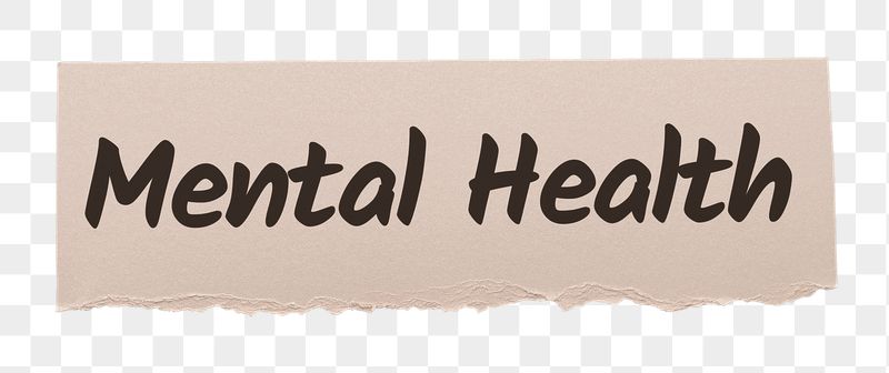 Mental health png word sticker | Free PNG - rawpixel