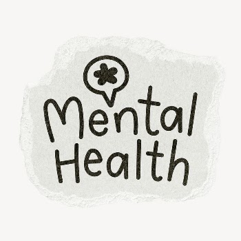 Mental health word sticker, ripped | Free PSD - rawpixel