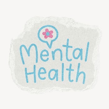 Mental health word sticker, ripped | Free PSD - rawpixel