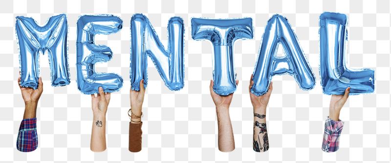 Mental png, letter foil balloon, | Free PNG - rawpixel