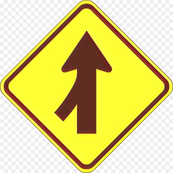 Merge, Traffic Sign, Sign, Signage PNG