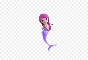 Mermaid - A purple mermaid 