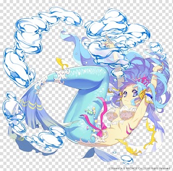 Mermaid Anime Model sheet Illustration, Mermaid Dress Up transparent background PNG clipart