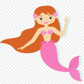 Mermaid Cartoon Illustration - Mermaid material 
