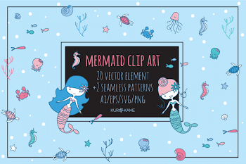 Mermaid Clip Art