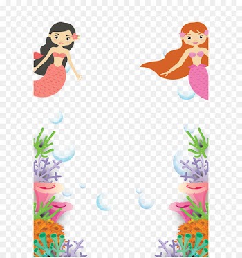 Mermaid Clip art - Mermaid child birthday party 