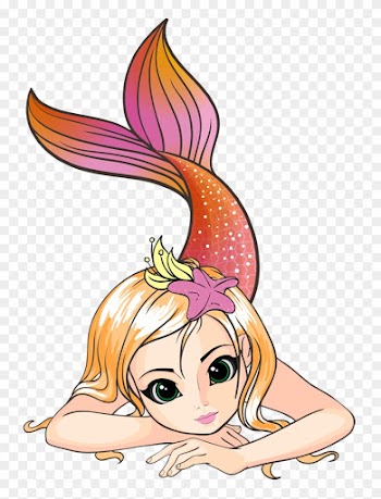 Mermaid Clipartbeach - Fairy Mermaid Clipart