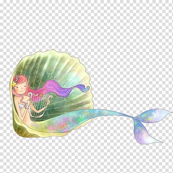 Mermaid illustration, Mermaid Animation Cartoon, Mermaid transparent background PNG clipart