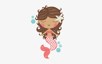 Mermaid Svg Scrapbook Cut File Cute Clipart Files For - Miss Kate ...