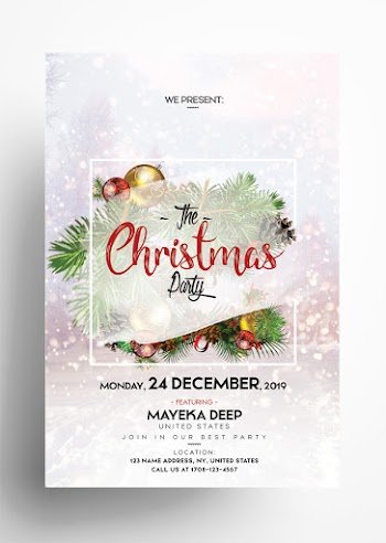 Merry Christmas – Free PSD Flyer Template