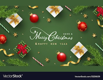 merry christmas and happy new year background