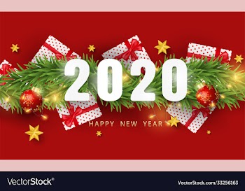 merry christmas and happy new year background