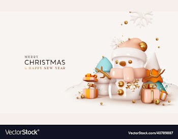 merry christmas and happy new year xmas festive