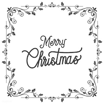 Merry Christmas badge design vector | Free stock vector - 494358
