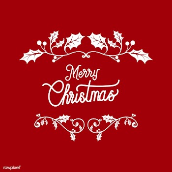 Merry Christmas badge design vector | Free stock vector - 494365
