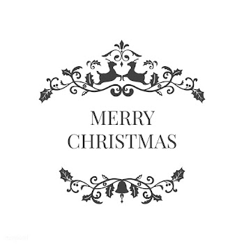 Merry Christmas badge design vector | Free stock vector - 494380