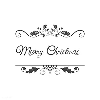 Merry Christmas badge design vector | Free stock vector - 494385